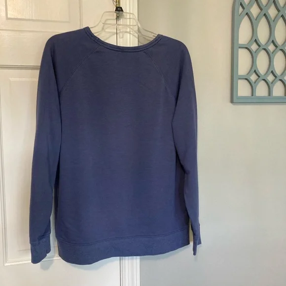 Old Navy Indigo Long Sleeve Top - Picture 3 of 4